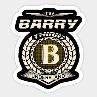 Barry Sticker